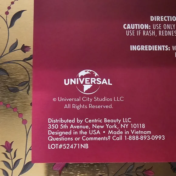 Wicked Gold and Pink Bath Set - Picture 2 of 11